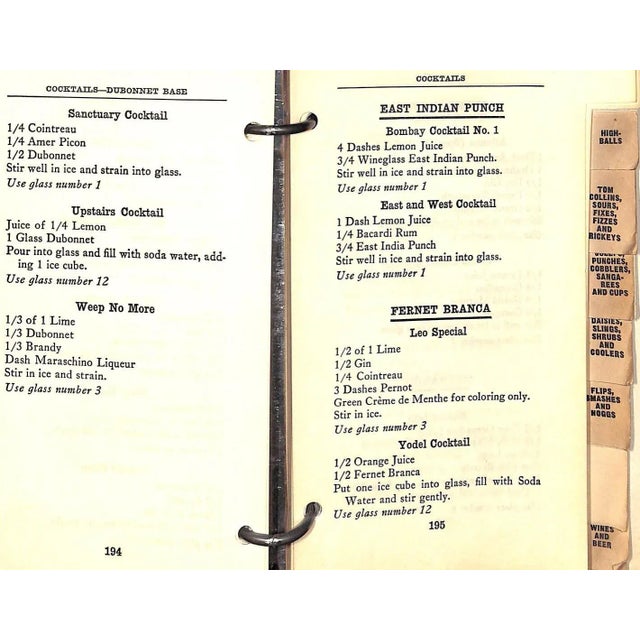 "The Official Mixer's Manual" 1934 Duffy, Patrick Gavin For Sale In New York - Image 6 of 12