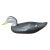 Hand Carved Black Duck Decoy by Bill Collins For Sale