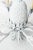1960s White Painted Metal Pineapple Chandelier For Sale - Image 9 of 11