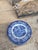 English Vintage Staffordshire Blue and White Liberty Blue Bread Plates - Set of 8 For Sale - Image 3 of 5
