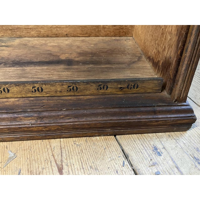 Antique Clark’s Mile‑End Spool Cotton Cabinet – Late 1800s Store Display - Unique Side Table For Sale - Image 14 of 16