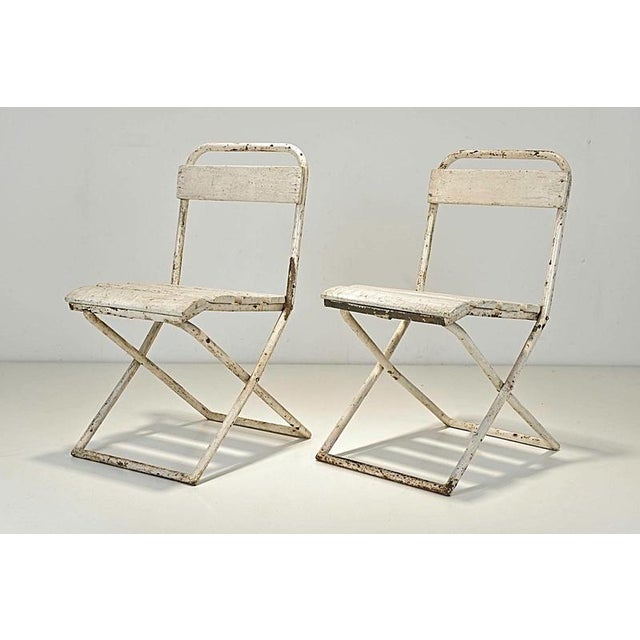 Garden Chairs in Metal by Erich Dieckmann, Germany, 1930, Set of 2 For Sale - Image 12 of 12