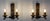 Midcentury pair of double wall lights french made circa 1960. Pine and wrought iron. These are suitable to usa and eu or...