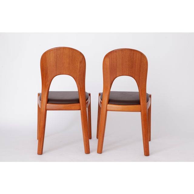 Wood Vintage Danish Teak Chairs by Niels Koefoed, 1970s, Set of 6 For Sale - Image 7 of 11