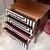 Wood Polish Chest of Drawers with Op Art Motif, 1970s For Sale - Image 7 of 11