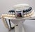 American Vintage 1980s Signed Les Bernard 3-Strand Faux-Pearl Necklace For Sale - Image 3 of 11