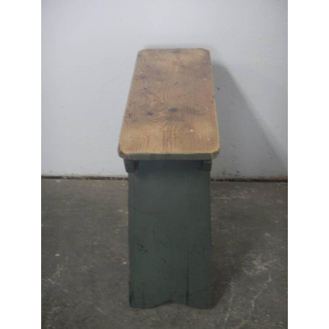 Fir Wood Bench, 1970 For Sale - Image 3 of 8