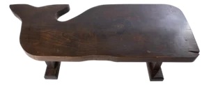 Vintage Pine Whale Shaped Coffee Table-a Whale of a Table