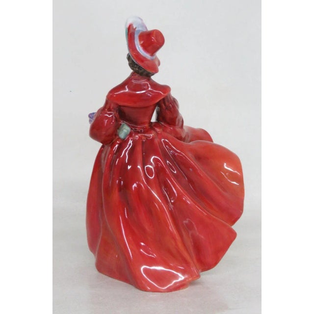 English Royal Doulton Lilac Time Hn2137 Bone China Porcelain Figurine For Sale - Image 3 of 13