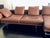 Attributed to Cassina "Toot" Sofa by Piero Lissoni – Custom Made Brown Leather For Sale - Image 9 of 9