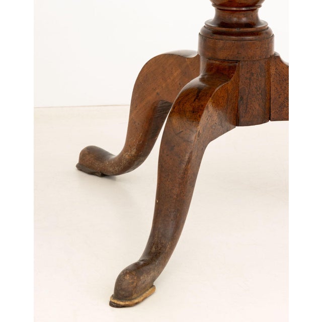 American Walnut Tilt-Top Tripod Table, 19th Century For Sale - Image 9 of 10