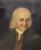Store Item: Early 19th Century Early American Portrait Painting of a Gentleman Oil Black Period Frame Description: 19th...