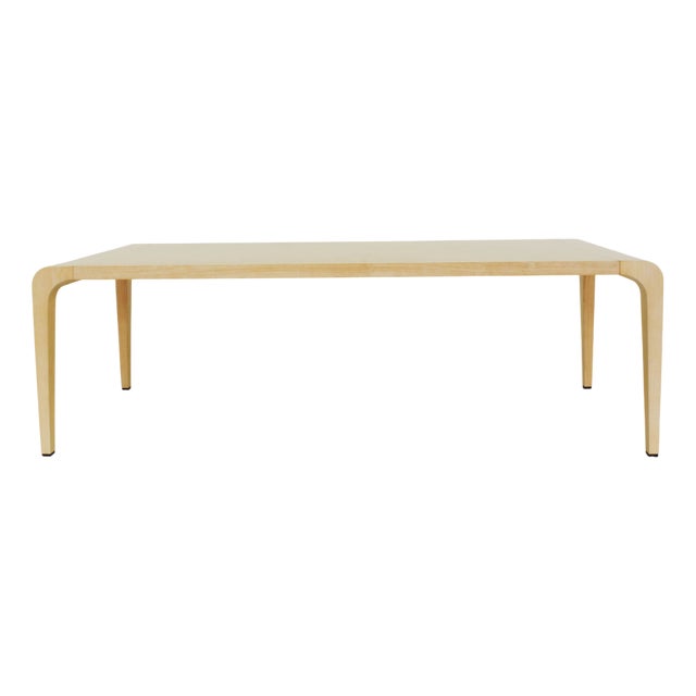 Minimalist Table Mod. Il Volo in Maple Wood by Riccardo Blumer for Alias, Italy, 1998 For Sale