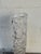 Stylish Baker / Paola Navone Large Vela Table Lamp. Textured glass shade on top of round brass base. Original Retail...
