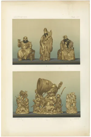 Depicting Warriors and Deities and Everyday Scenes in Art, 1884, Paper