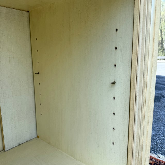 Vintage Baker Furniture Neoclassical Tambour Door Media Credenza in Toupe For Sale - Image 12 of 17