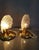 Murano Glass Palm Leaf Lamps by Barovier, Set of 2 For Sale - Image 4 of 11