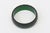 Plastic Vintage 1930's Green Diamond Faceted Bakelite Bangle Bracelet For Sale - Image 7 of 11