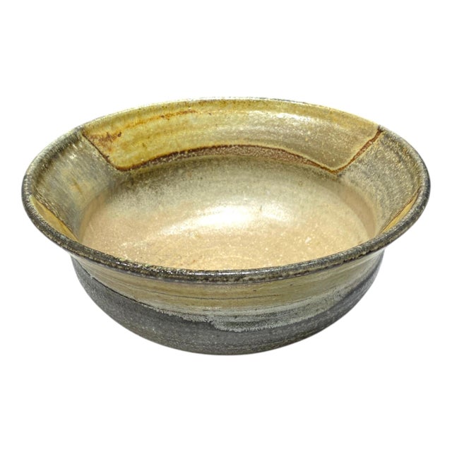 Karen Karnes Karen Karnes (1925-2016) Studio Pottery Salt Glaze Bowl Mid Century Modern Ceramic For Sale - Image 4 of 12