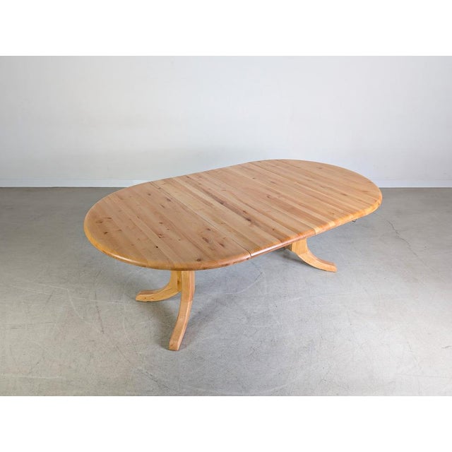 Mid-Century Extendable Dining Table in Pine by Rainer Daumiller For Sale - Image 8 of 12