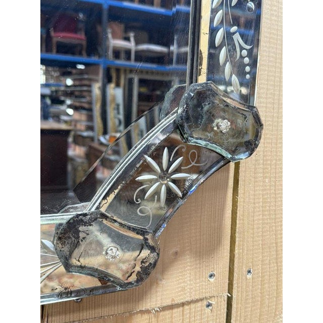 Antique Venetian Mirror, 1900s For Sale - Image 4 of 8
