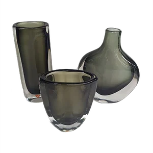 Vases by Nils Landberg for Orrefors, 1950s, Set of 3