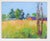 Late 20th Century Impressionist Landscape With Red Barn Painting For Sale In Seattle - Image 6 of 7