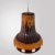 1970s Brown Glazed Ceramic Pendant Light, Germany, 1970s For Sale - Image 5 of 13