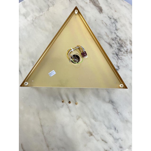 Large Triangular Wall Lamp in Murano Glass from La Murrina, 1980s For Sale - Image 9 of 18