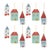 Ceramic Winter House Ornament (Set of 12) For Sale In Chicago - Image 6 of 6
