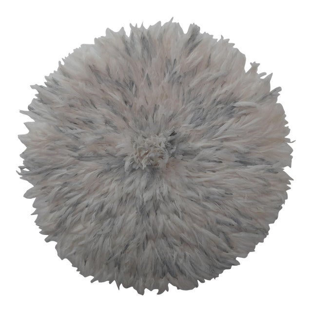 Juju Hat White Speckled Gray of 31" - 80 Cm For Sale