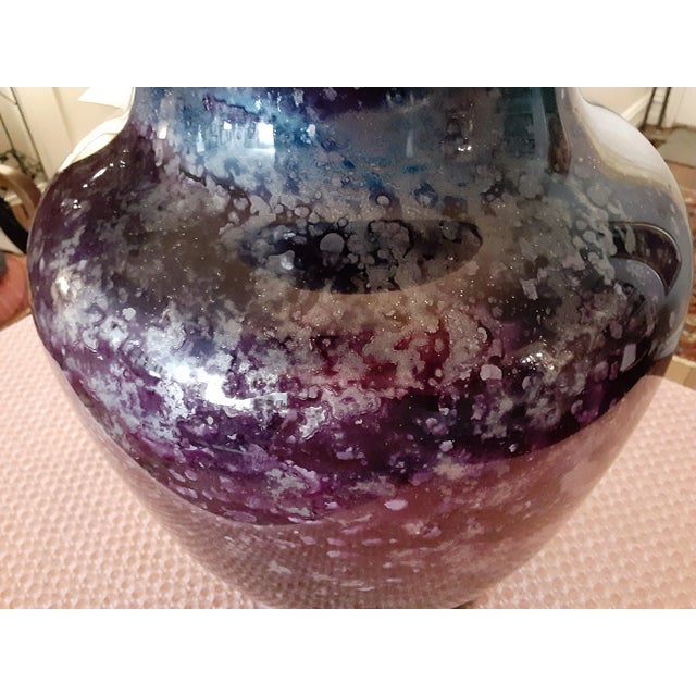 Mid-Century French Multicolored Glass Vase For Sale In New York - Image 6 of 12