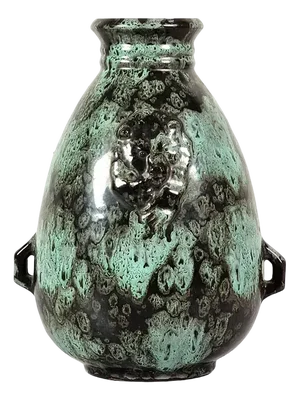 Vase with Bear Decoration by S.T. Erik Upsala
