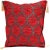 Textile Boho Chic Turkish Trellis Chenille Red Silver Pillows - a Pair For Sale - Image 7 of 9