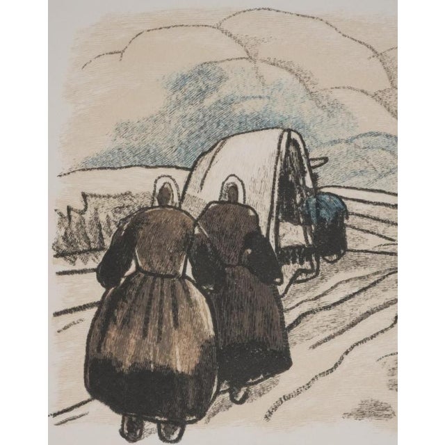 Mathurin Meheut, The Pilgrimage, 1937, Engraving For Sale - Image 4 of 10