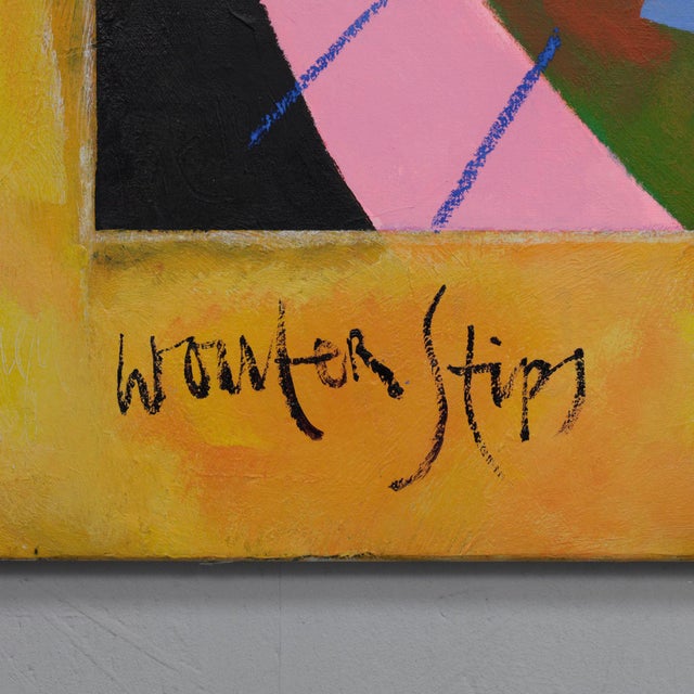 Wouter Stips, Inspiration Colorful Figurative, 2000s, Oil on Canvas and Wood For Sale - Image 8 of 10