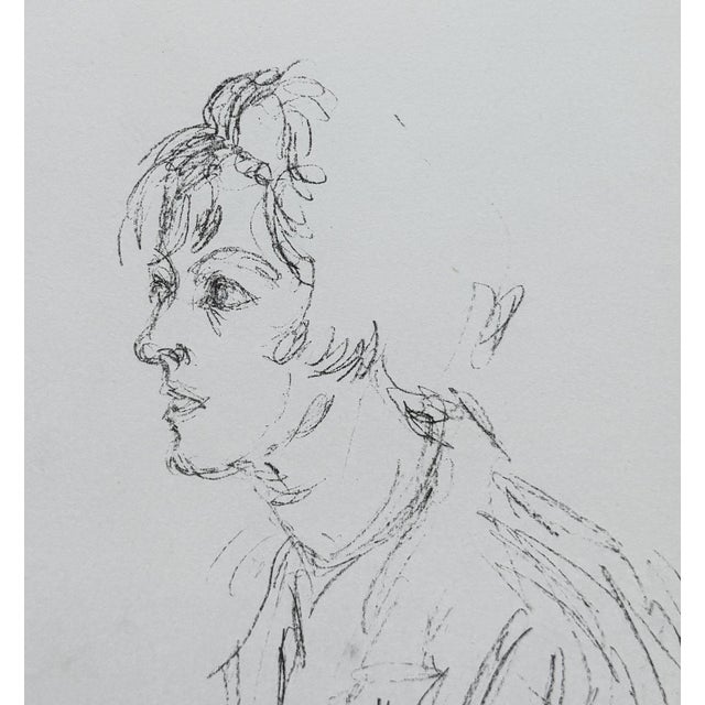 Alberto Giacometti (1901-1966) Portrait of Annette Lithography Unsigned On light vellum, size 38 x 27 cm Very good...