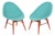 Mid-Century Chairs, Czechoslovakia, 1960, Set of 2 For Sale