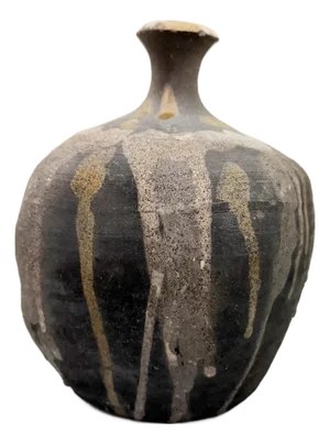 Drip Glaze Studio Pottery Weed Pot