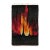 Vintage Swedish Rya Rug With Radiant Flame Abstract Design - Rug & Kilim For Sale