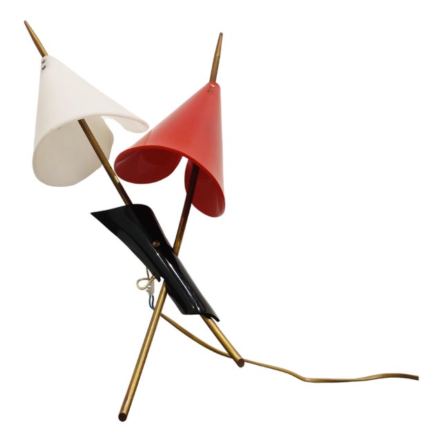 Mid-Century Italian Colored Wall Light, 1950s For Sale