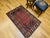 Vintage Turkish Village Area Rug, Hand-Knotted Wool, Red & Navy, 1950s, 3' x 5' For Sale - Image 14 of 15