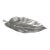 Nickel Plated Leaf Form Serving Tray For Sale