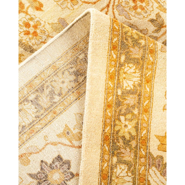 Mogul, One-of-a-Kind Hand-Knotted Area Rug - Ivory, 9' 1" x 12' 0" For Sale In New York - Image 6 of 8