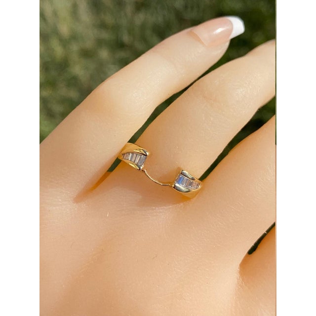 The Maury: Ladies 14K Diamond Sleeve Style Band For Sale - Image 11 of 11