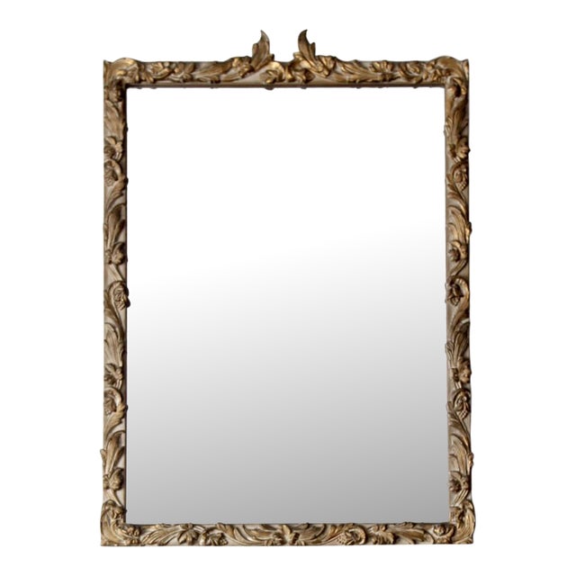 Antique Louis XV Gilt Gold Wall Mirror Rococo Frame For Sale
