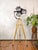 Black Hospital 3-Way Floor Lamp on Wooden Tripod, 2000s For Sale - Image 18 of 18