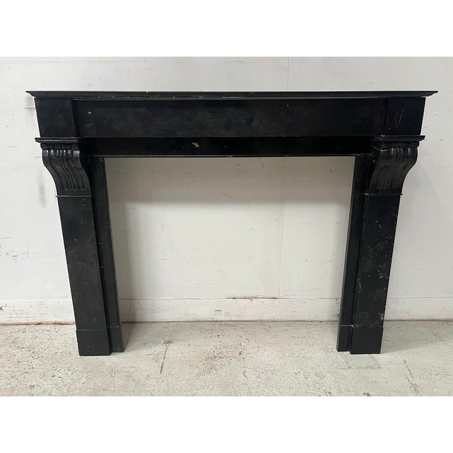 Napoleon III Fireplace with Black Marble Corbel, 1800s For Sale - Image 13 of 13
