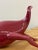 Ceramic Vintage David C. Heaps Red Glazed Porcelain Eggplant With Legs Vessel, Circa 1998 For Sale - Image 7 of 10
