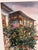 Luis Balcony Limeno Framed Watercolor, Circa 1999 For Sale - Image 9 of 12